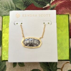 Kendra Scott Gold and Black Necklace